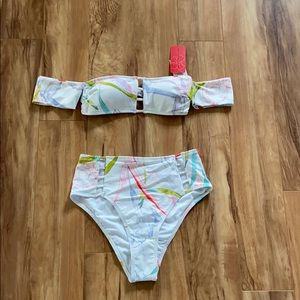 Gossip woman’s floral High-Waisted Bikini set